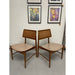 Vintage Danish Modern Style Pair of Rattan Chairs