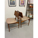 Vintage Danish Modern Style Pair of Rattan Chairs