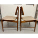 Vintage Danish Modern Style Pair of Rattan Chairs