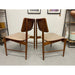 Vintage Danish Modern Style Pair of Rattan Chairs
