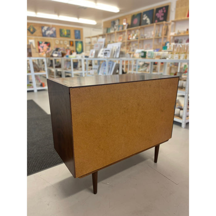 Vintage Danish Modern Style Rosewood Credenza or Record Cabinet