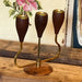 Vintage Danish Style Candle Holder With Wood Accents.(online purchase only)