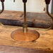Vintage Danish Style Candle Holder With Wood Accents.(online purchase only)