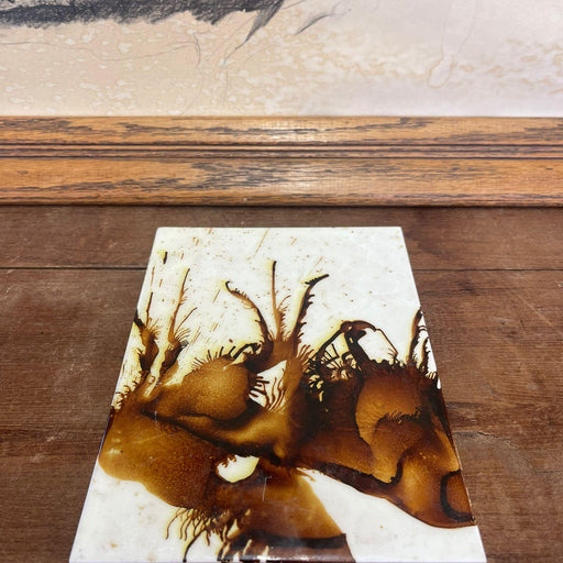 Vintage Decorative Abstract Wall Artwork Ceramic Tile