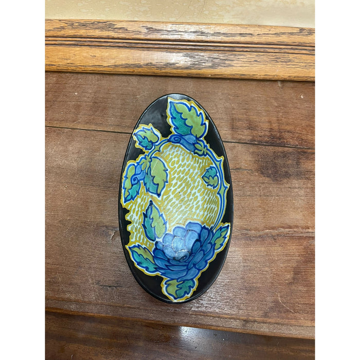 Vintage Dish With Floral Motif. Amsterdam Import.