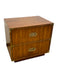 Vintage Dixie Campaigner Two Drawer End Table