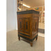 Vintage Dutch Colonial Style Cabinet With Carved Wood Accents.