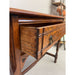Vintage Early American Style Two Piece Hutch and Console Table.