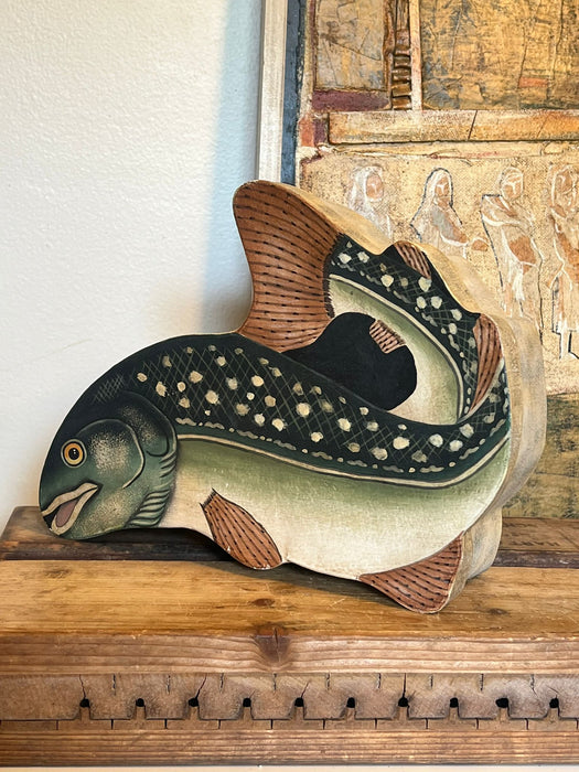 Vintage Fish Shaped Storage Box