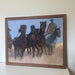 Vintage Framed Abstract Painting