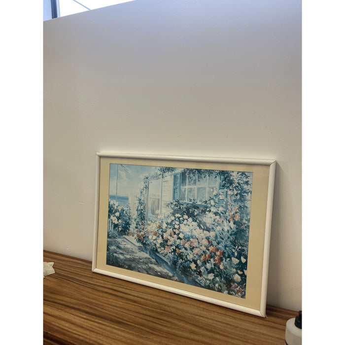 Vintage Framed Floral Artwork