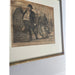 Vintage Framed Lithograph Print Titled “ Honore Daumier “