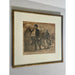 Vintage Framed Lithograph Print Titled “ Honore Daumier “