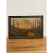 Vintage Framed Original Signed Painting of Mount Rainier