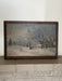 Vintage Framed Scenic Painting