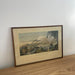 Vintage Framed Scenic Print of Quebec From Point by J Gray