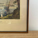 Vintage Framed Scenic Print of Quebec From Point by J Gray