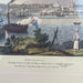 Vintage Framed Scenic Print of Quebec From Point by J Gray