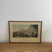 Vintage Framed Scenic Print of Quebec From Point by J Gray