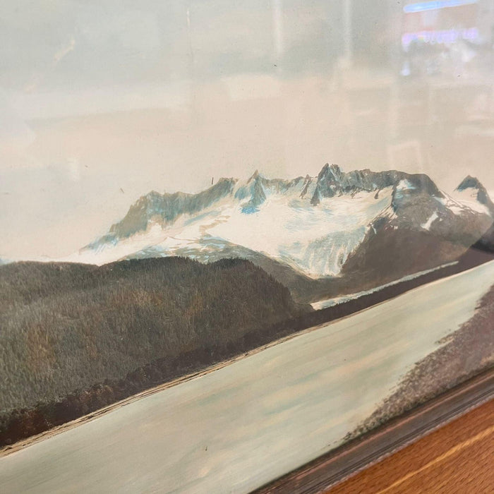 Vintage Framed Tinted Landscape Photo