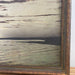Vintage Framed Tinted Photograph of Beach Landscape.
