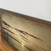 Vintage Framed Tinted Photograph of Beach Landscape.