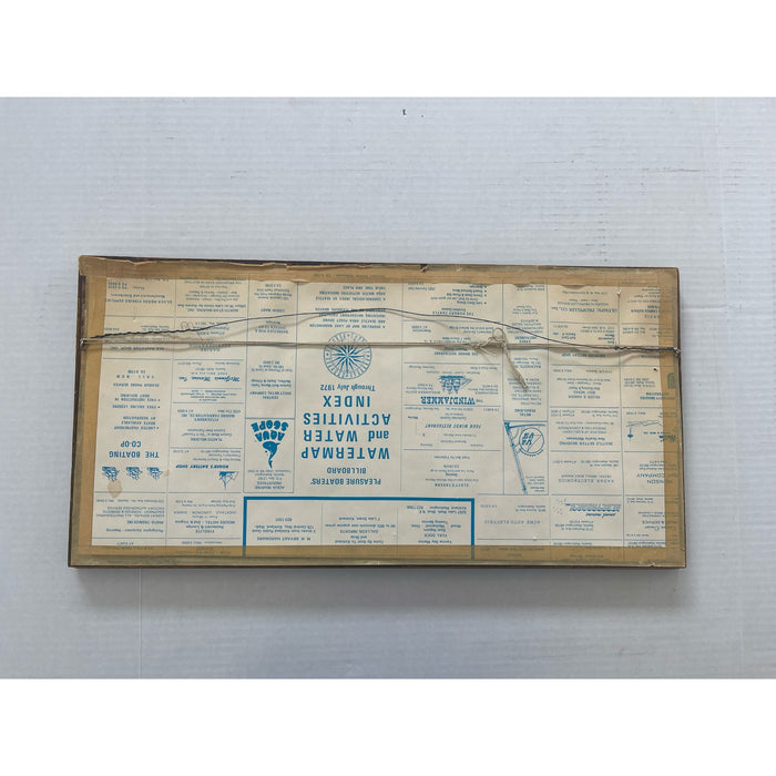 Vintage Framed and Matted Scenic Boat Artwork Print