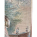 Vintage Framed and Signed Original Painted Portrait of a Woman on Fabric.