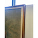 Vintage Framed and Signed Original Painted Portrait of a Woman on Fabric.