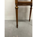 Vintage French Regency Style Side Table With Hand Painted Motif.