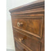 Vintage French Style Burl Wood Cabinet Nightstand With Marble Top.