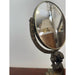 Vintage French Style Double Sided Vanity Mirror With Cherub Sculpture Stand.