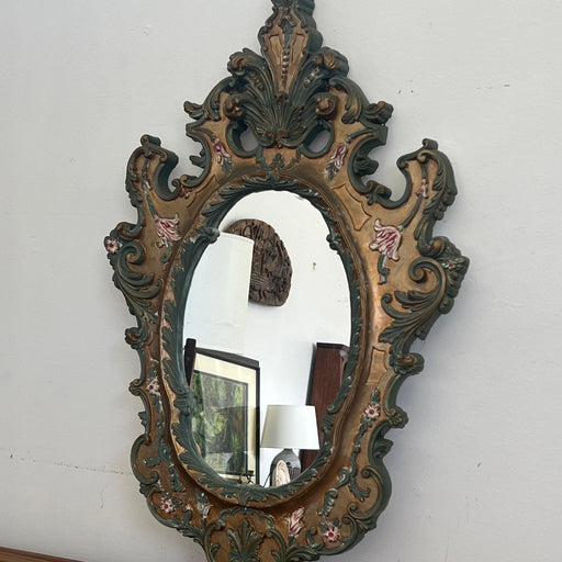 Vintage French Style Mirror With Floral Motifs Recent Uk Import.