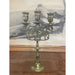 Vintage Gold Toned Candelabra With Lion Motif