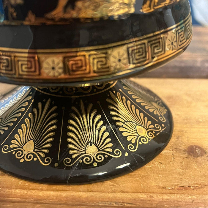 Vintage Greek Motif Candy Storage Dish ( online purchase only)
