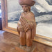 Vintage Hand Carved Wooden Figurines With Flute From Ecuador by Akios Industries