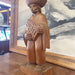 Vintage Hand Carved Wooden Figurines With Flute From Ecuador by Akios Industries