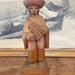 Vintage Hand Carved Wooden Figurines With Flute From Ecuador by Akios Industries