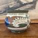 Vintage Hand Painted Ceramic Pot. Imported From Holland.