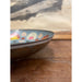 Vintage Hand Painted Raised Bowl with Ornate Peacock Motif