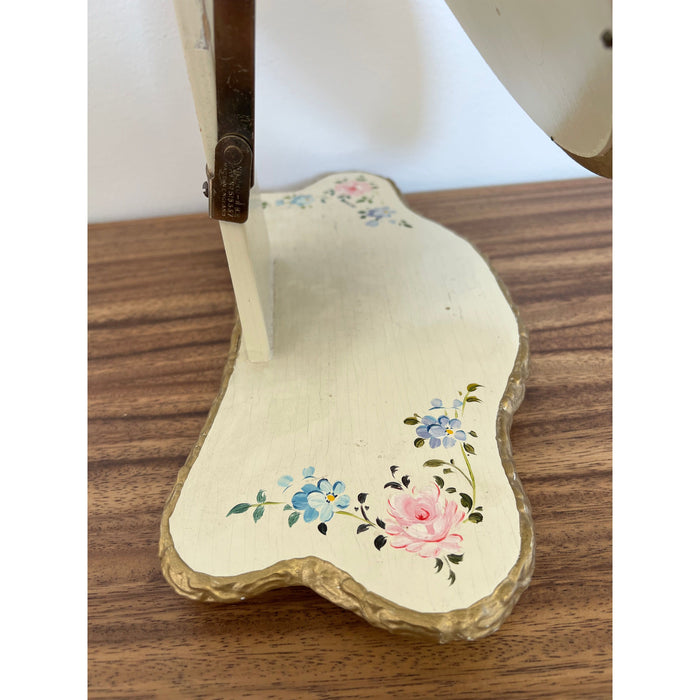Vintage Hand Painted Vanity Mirror French Provincial Style
