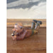 Vintage Hand carved Figurine Wooden Pipe Holder