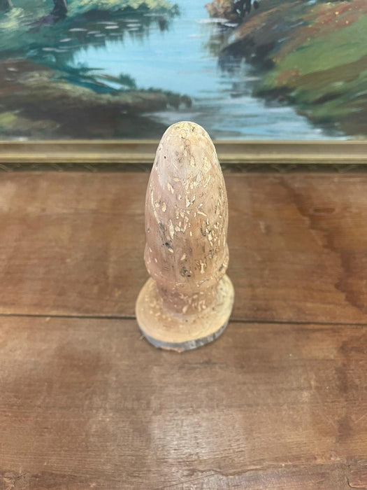 Vintage Hand carved Wooden Mushroom