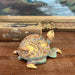 Vintage Hand carved and hand painted wooden Turtle Figurine.