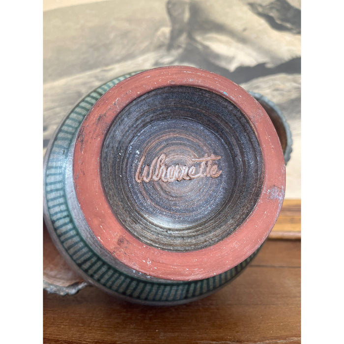 Vintage Handmade Studio Pottery With Intricate Handles