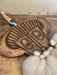 Vintage Handmade Walnut looker mask for Hanging.