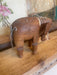 Vintage Handmade Wooden Elephant Marionette