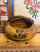Vintage Handmade and signed Cat Bowl with handle.