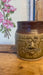 Vintage Handmade glaze pottery with abstract face.(Available by online purchase only)