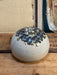 Vintage Handmade mid Century Modern style Paper weight sculpture with floral motif.